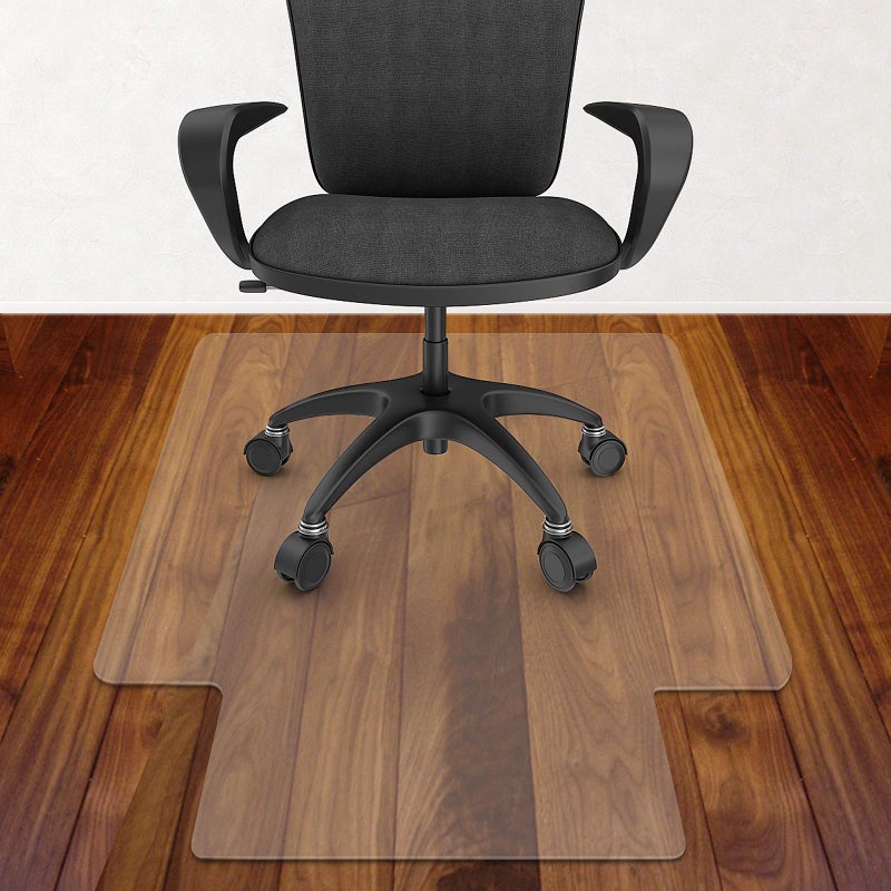 Azadx Office Chair Mat for Hardwood Floor and Tile Floor 30 x 48'', Plastic Mat for Office Chair Easy Glide on Hard Floors, Clear Desk Chair Mat for Wood Floors Heavy Duty - Image 1